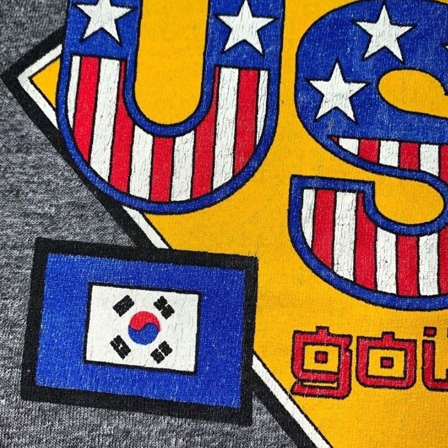Nike VINTAGE Nike T Shirt USA Gray 80s 1988 Olympic Sportswear Graphic Tee Men XL Short Sleeve Crew Neck Unisex Rayon 100% Cotton Logo Size US L / EU 52-54 / 3 - 3 Thumbnail