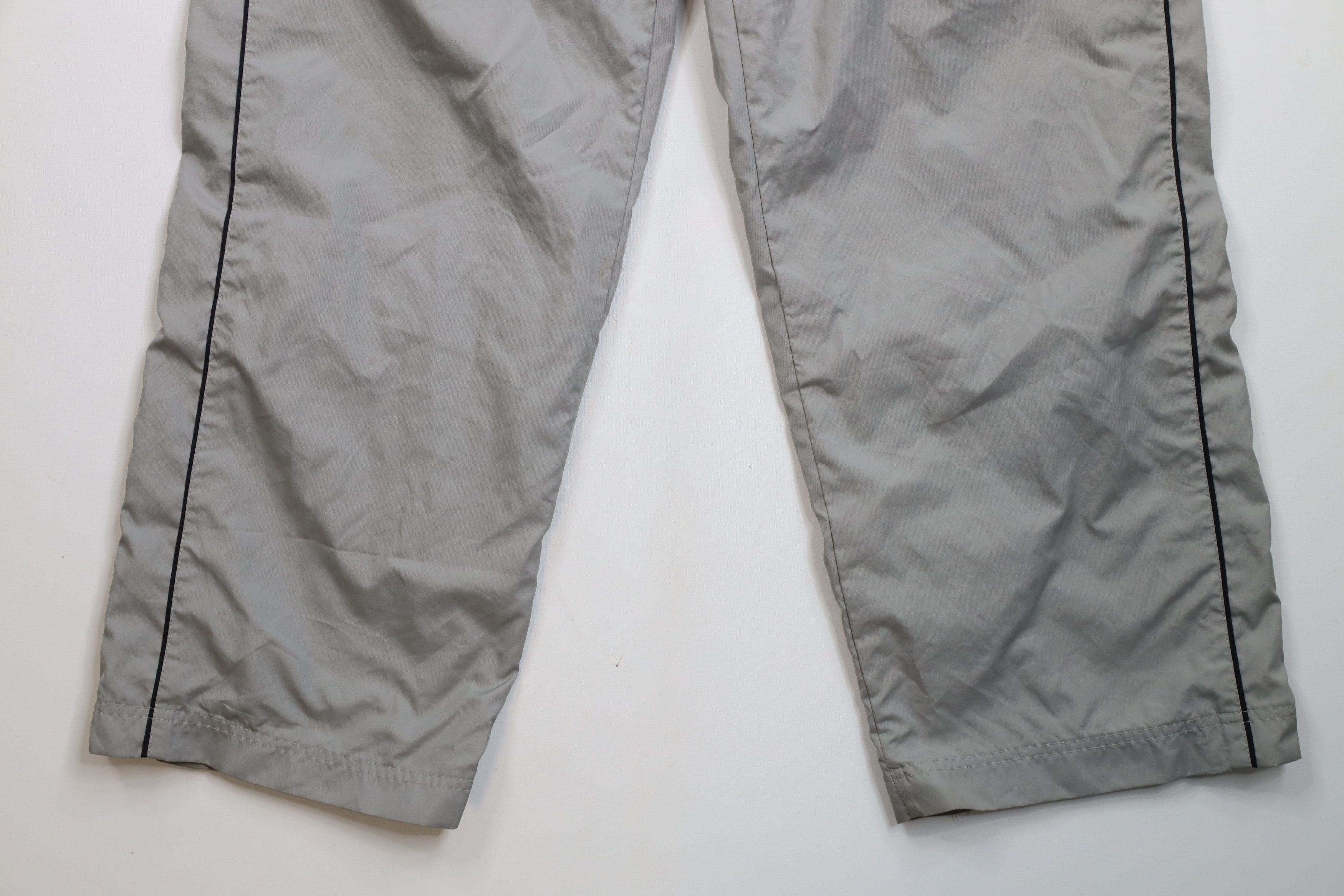 Nike × Vintage Vintage Nike Scott Mini Swoosh Lined Wide Leg Pants Gray Size US 40 / EU 56 - 4 Thumbnail