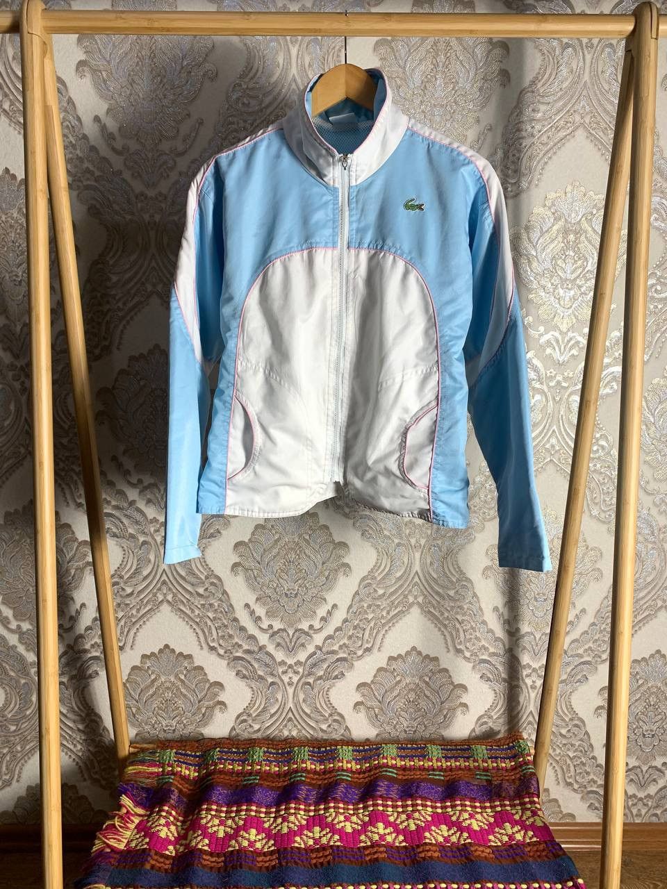 Lacoste × Vintage VERY RARE LACOSTE FULL ZIP TRACK LIGHT JACKET NYLON Y2K 90s Size US S / EU 44-46 / 1 - 1 Thumbnail