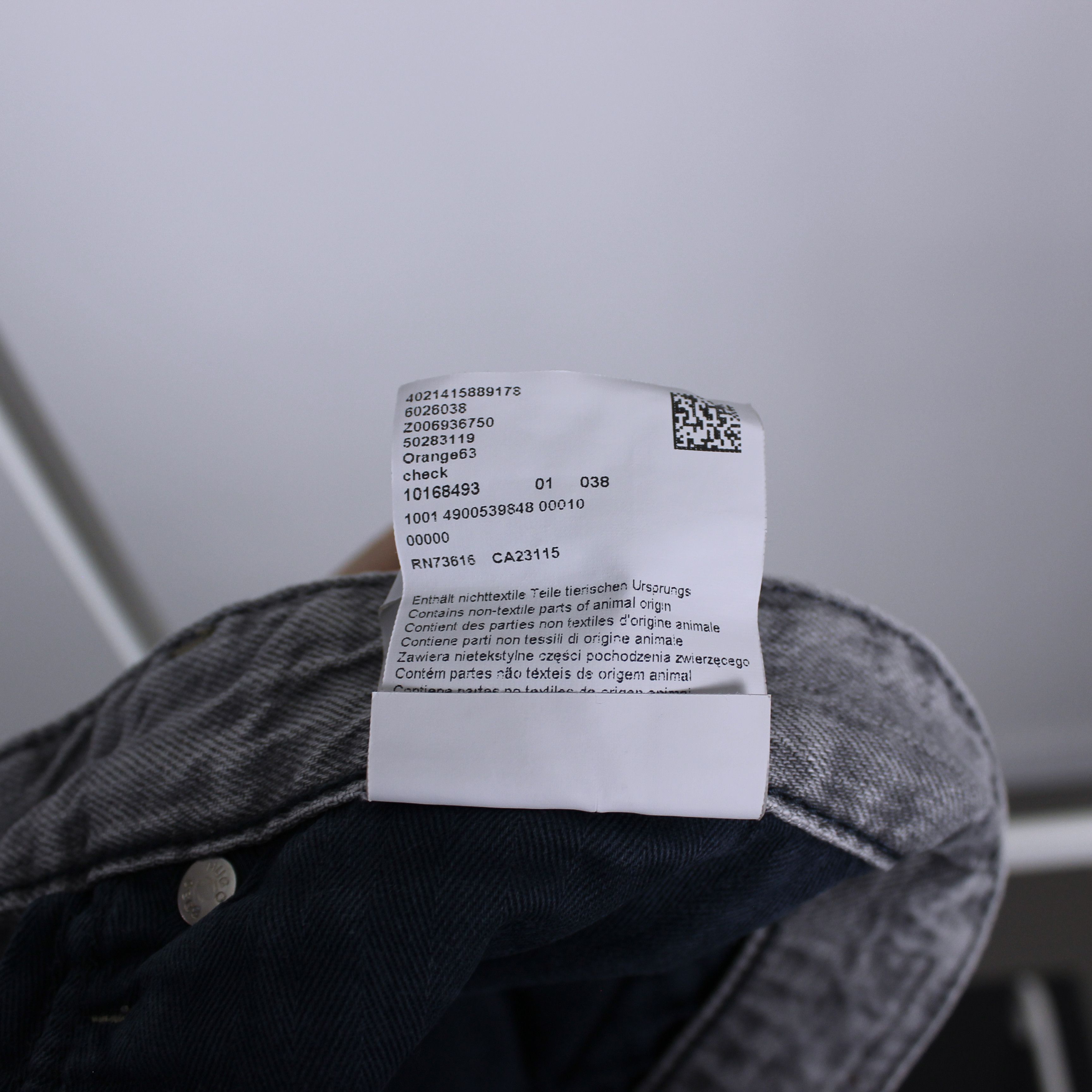 Hugo Boss Hugo Boss denim men jeans rare 32 gray light Size US 32 / EU 48 - 14 Thumbnail