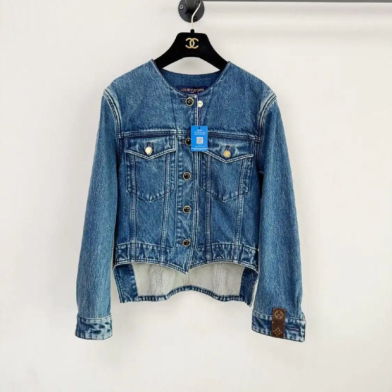 Louis Vuitton Louis Vuitton Blue Women's Jacket 0089 Size XS / US 0-2 / IT 36-38 - 1 Thumbnail