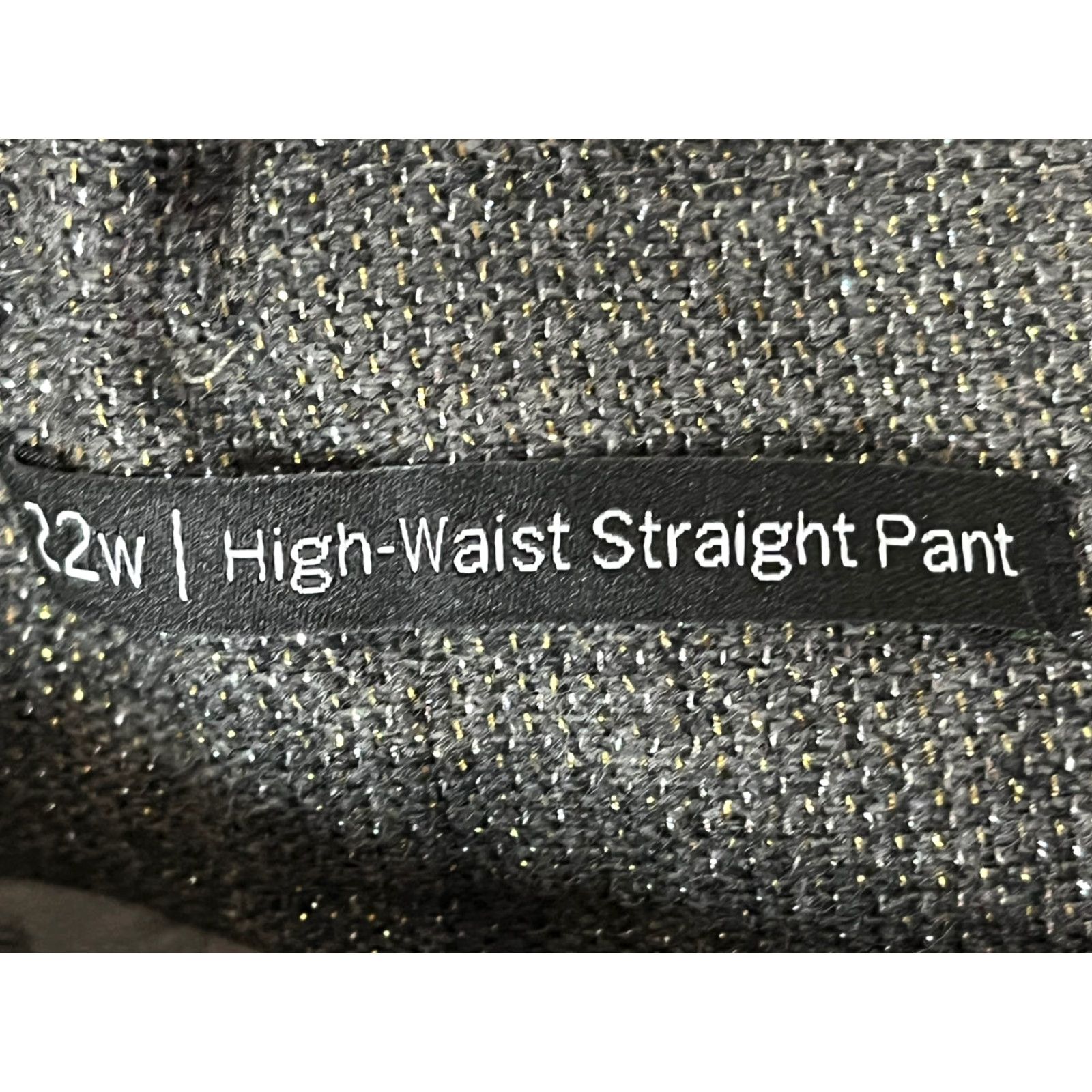 Talbots VINTAGE Talbots High Waist Straight Dress Pants 22W Plus Wool Blend Metallic Thread Gray/Gold Women Womens Size 40" / US 18 - 7 Thumbnail