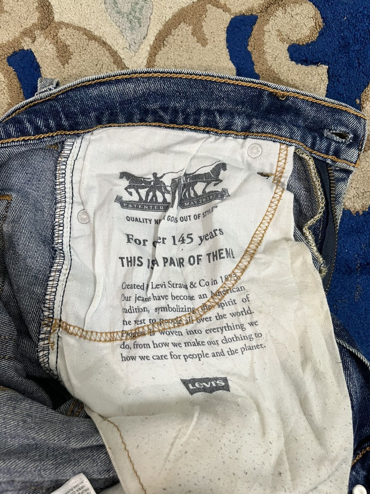 Levi's Levis 541 Distress Rusty Jeans Size US 31 - 10 Thumbnail