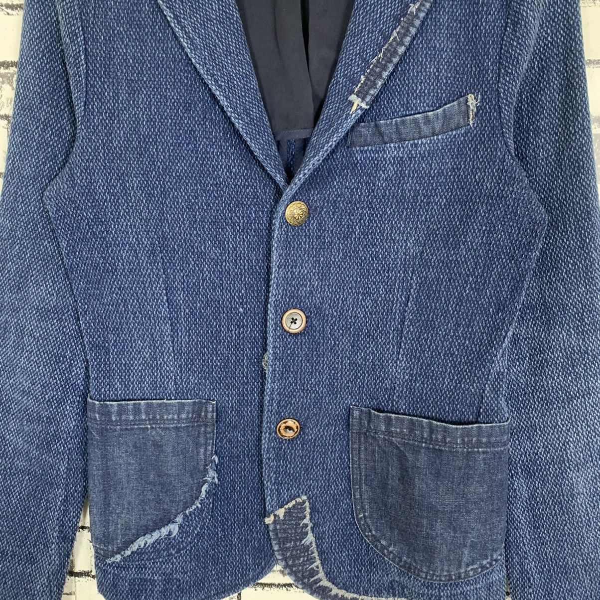 Vintage Vintage Initials Indigo Denim Jacket Size US XS / EU 42 / 0 - 5 Thumbnail