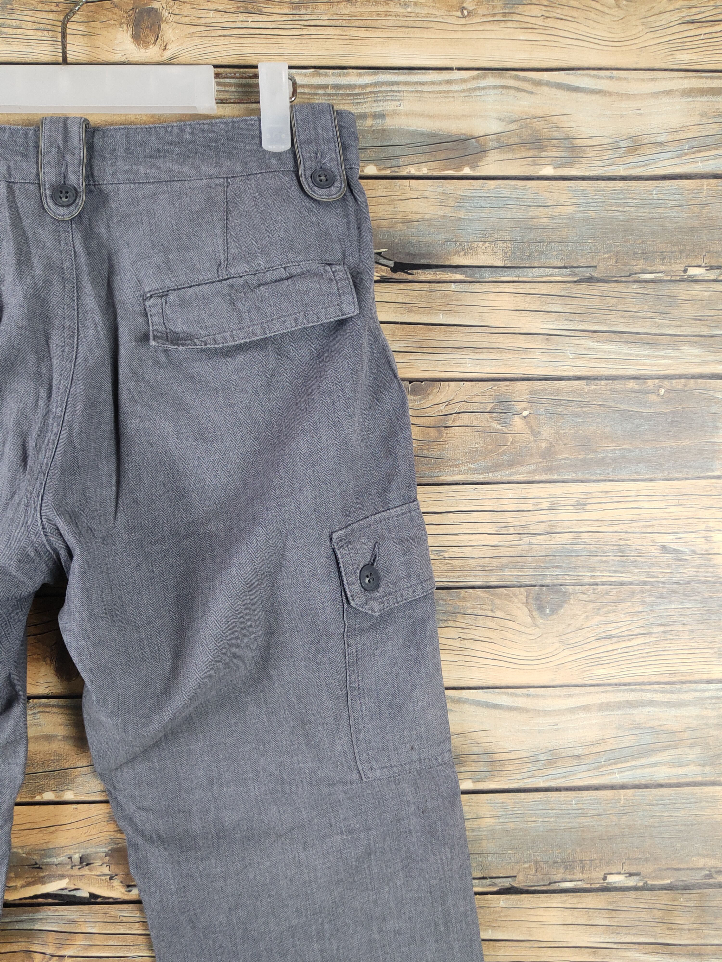 Melrose Melrose Dark Gray Multipocket Tactical Cargo Pants #W1892 Size US 31 - 10 Thumbnail