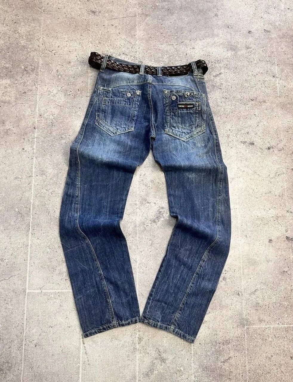 Emporio Armani × Japanese Brand Emporio Armani Jeans Vintage Streetwear Y2K Size US 31 - 9 Thumbnail