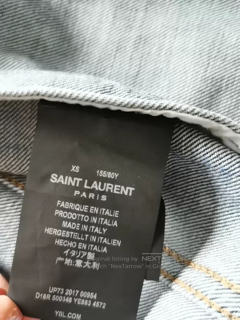 Saint Laurent Paris Saint Laurent Paris Denim Jacket i Size US XS / EU 42 / 0 - 5 Thumbnail