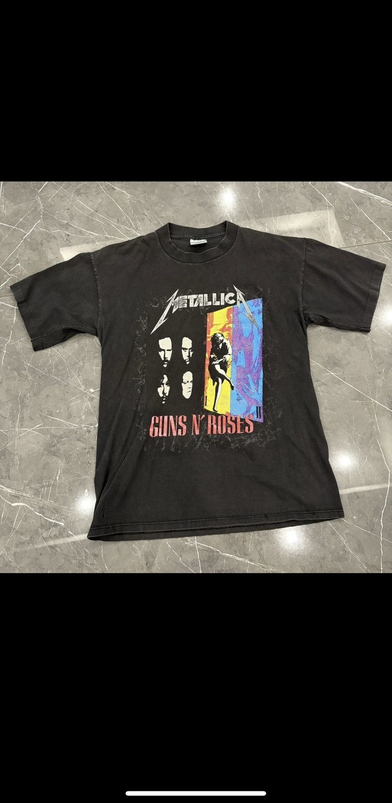 Brockum Vintage 1992 Metallica Guns N Roses Tour Brockum Tee XL Size US XL / EU 56 / 4 - 5 Thumbnail
