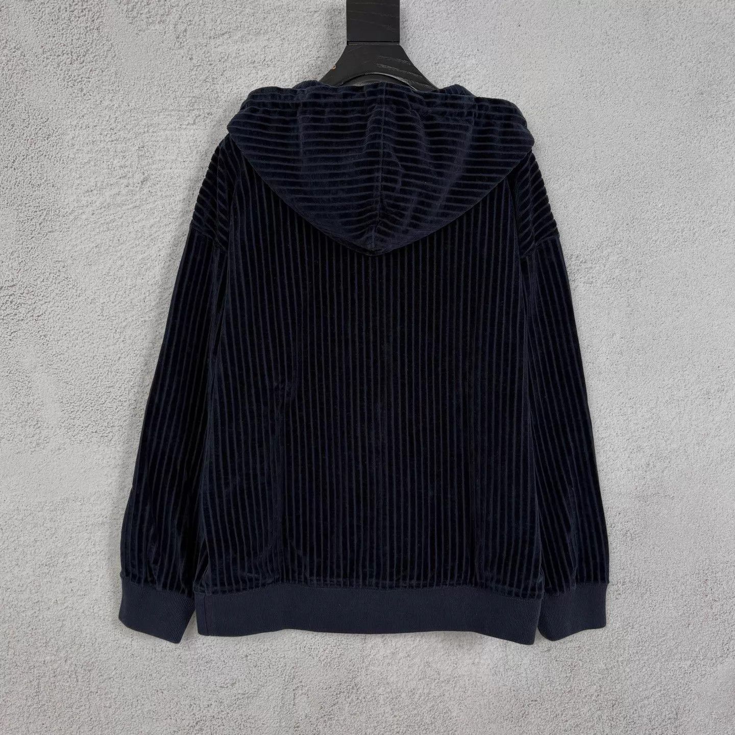 Fendi Fendi navy black corduroy zip hoodie XS new Size US XS / EU 42 / 0 - 2 Thumbnail