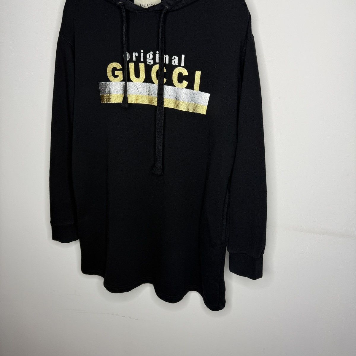 Gucci Gucci Original Hoodie Long Sweatshirt Black Size S / US 4 / IT 40 - 2 Thumbnail