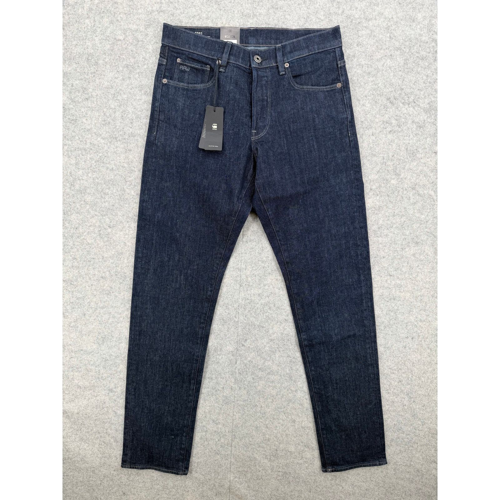 G-Star NWT G-Star Raw 3301 Regular Tapered Burten Stretch Jeans Size US 30 / EU 46 - 1 Thumbnail