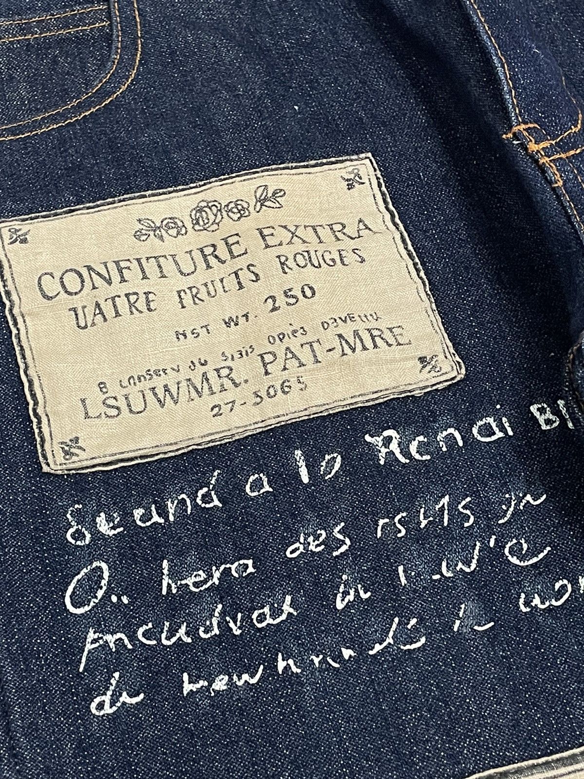 Designer Cawaii Slim Flower Art Life France Poem Size 27" / US 4 / IT 40 - 10 Thumbnail