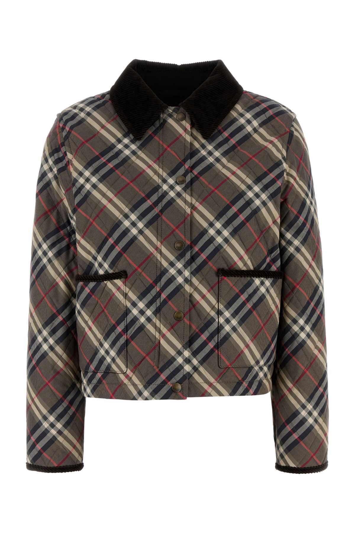 Burberry Embroidered Cotton Jacket Size XS / US 0-2 / IT 36-38 - 1 Thumbnail