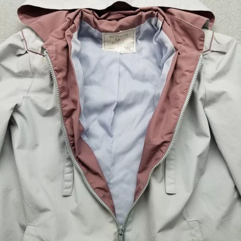 Mulberry Mulberry Street Jacket Womens Medium Pockets Full Zip Hooded Size M / US 6-8 / IT 42-44 - 5 Thumbnail
