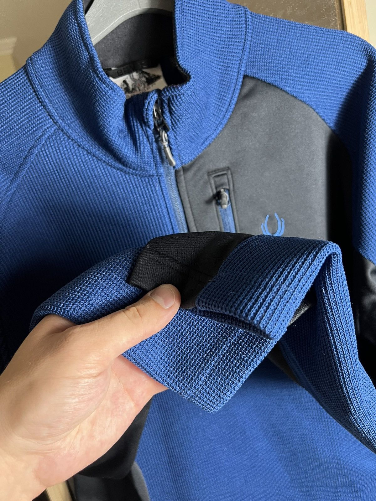 Spyder Spyder Vintage Fleece Pullover BlueBlack Half-Zip XL-Xxl Y2K Size US XL / EU 56 / 4 - 4 Thumbnail