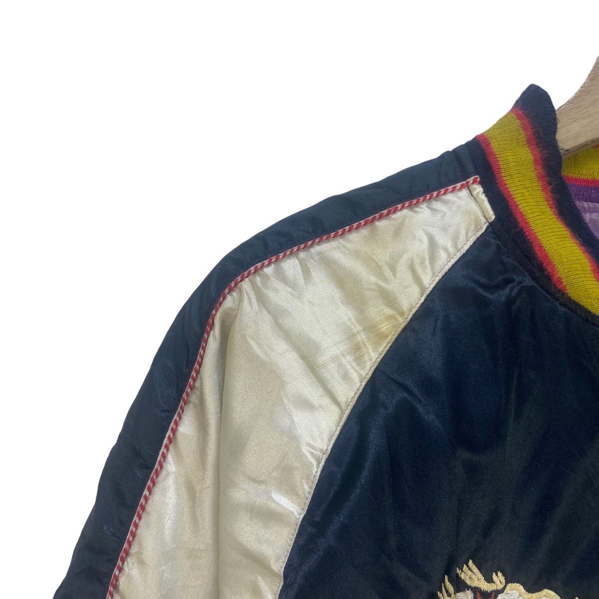 Japanese Brand Vintage 70s Sukajan Dragon Tiger Motorcycle Gang Size US S / EU 44-46 / 1 - 16 Thumbnail