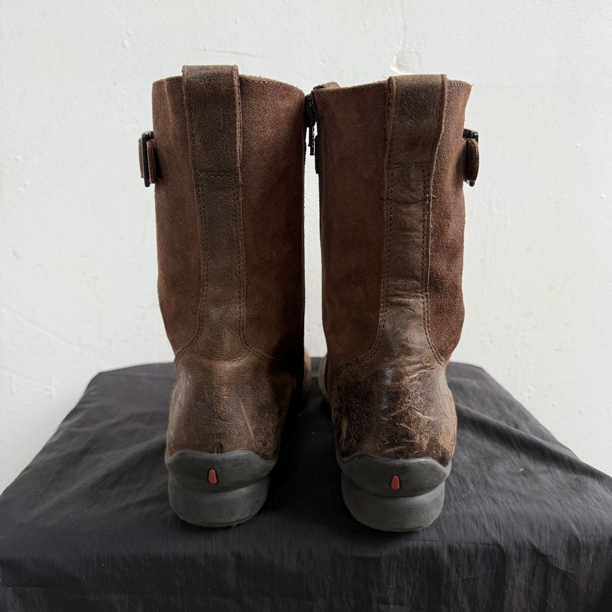 Seditionaries 00's Wolky Brown Leather Lace Up Boots With Buckles Size US 11 / IT 41 - 7 Thumbnail