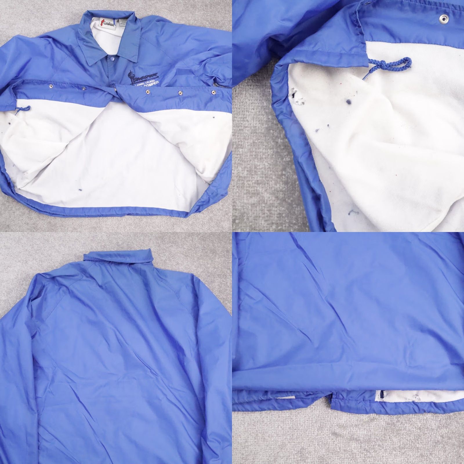 Vintage VTG Cardinal Stratosphere Las Vegas Casino Snap Jacket Long Sleeve Blue XL Men Size US XL / EU 56 / 4 - 9 Thumbnail