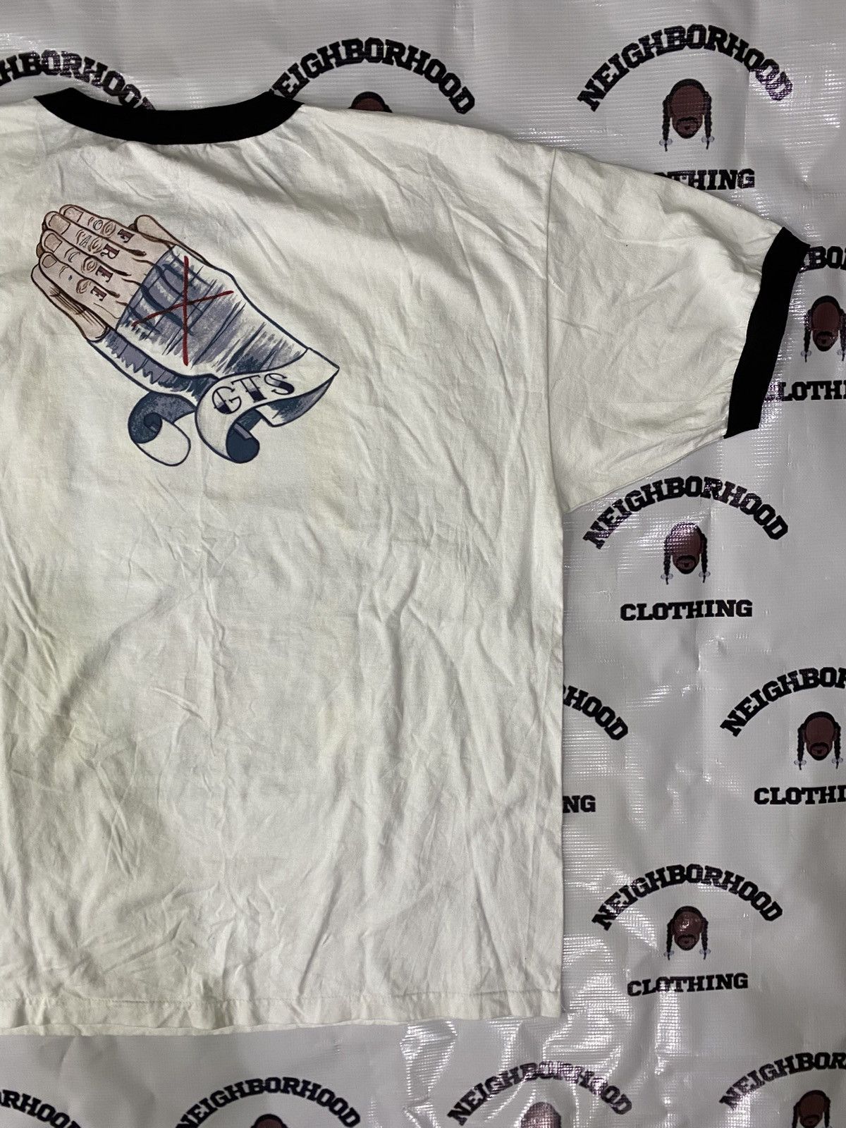 WWE CM PUNK SAINT TEE. Size US XXL / EU 58 / 5 - 6 Thumbnail
