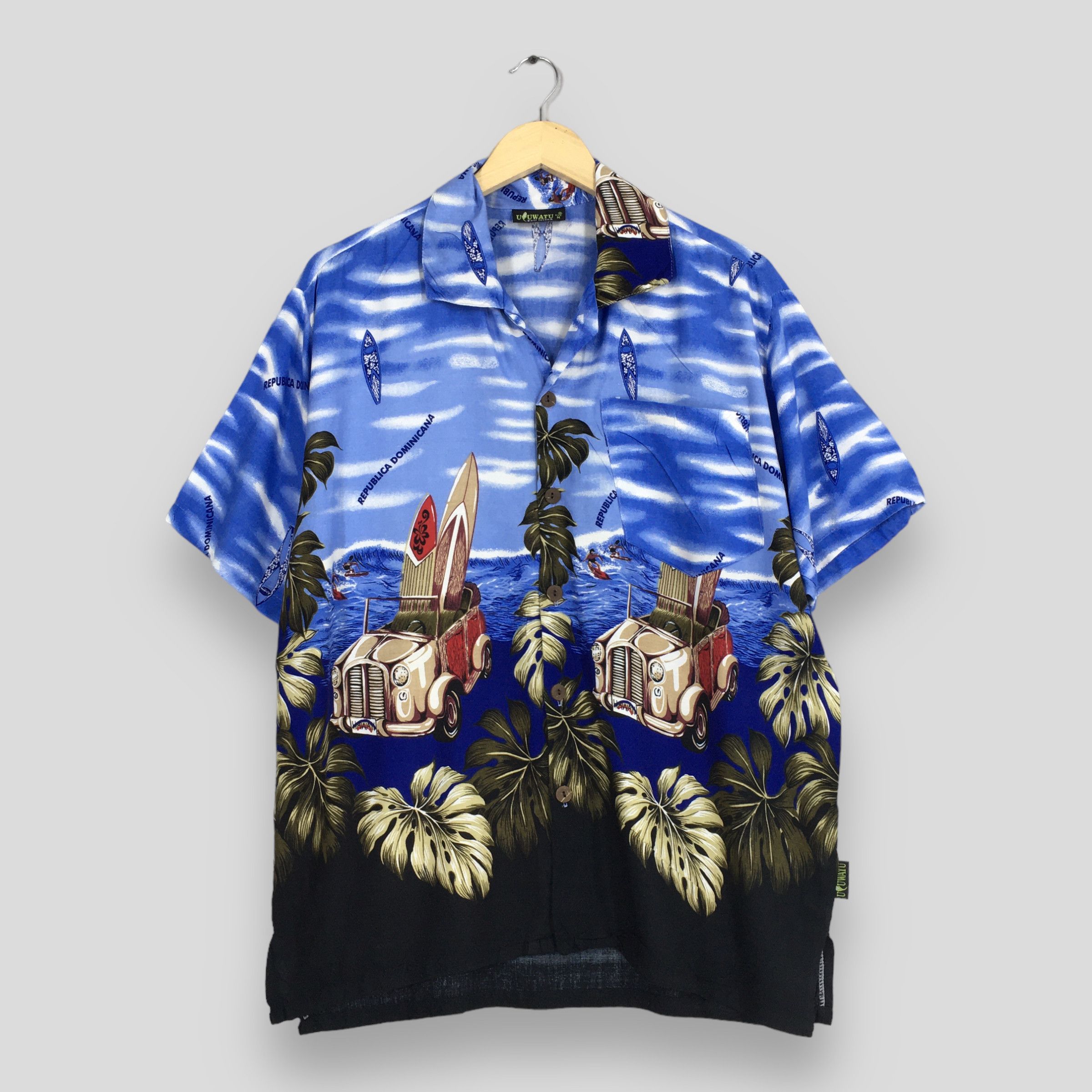 Life's a Beach Vintage Aloha Floral Classic Car Shirt Medium Size US M / EU 48-50 / 2 - 1 Thumbnail