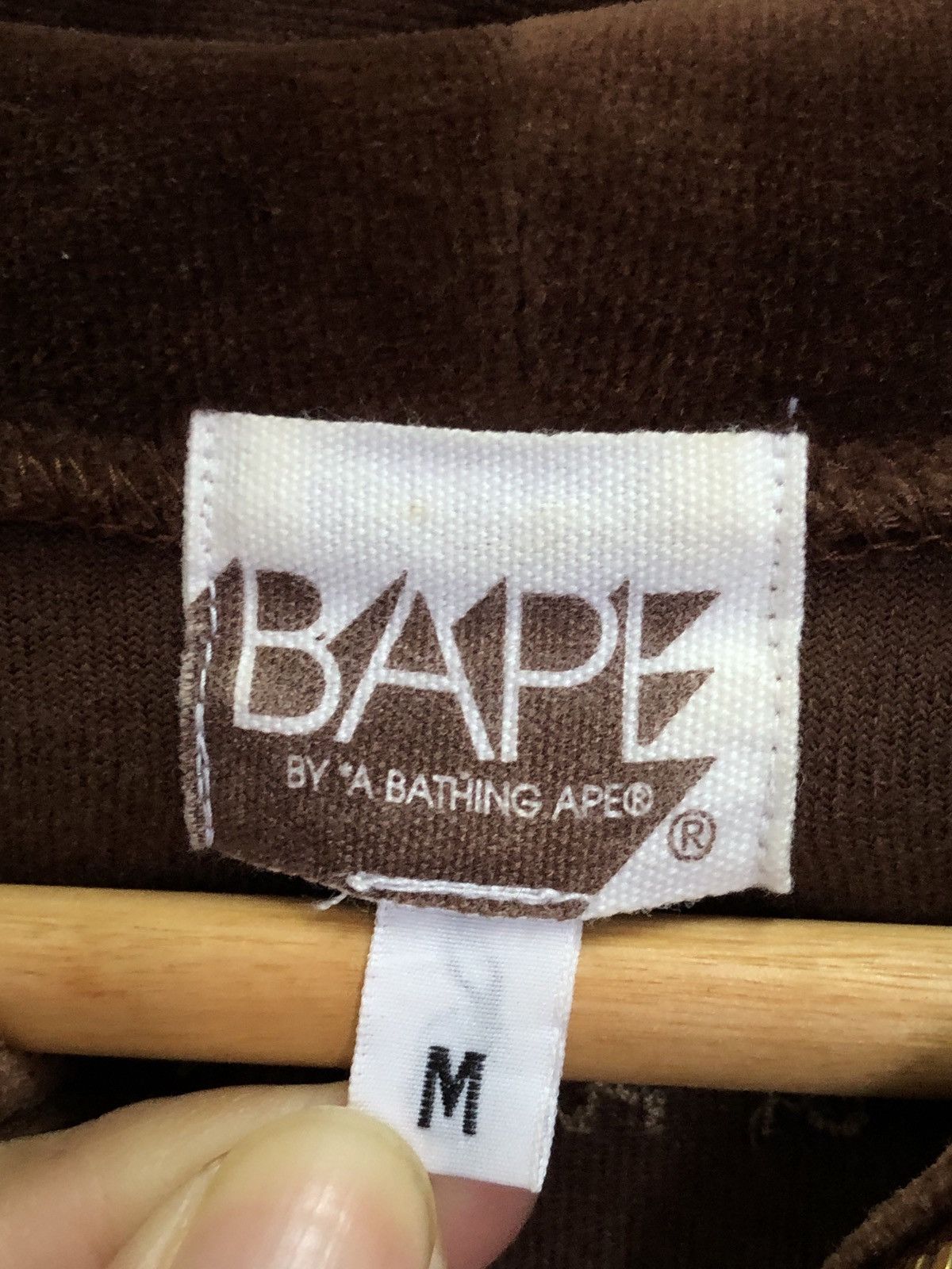 Bape Vintage 2005 BAPE Velour Velvet Full Zip Hoodie Size US M / EU 48-50 / 2 - 9 Thumbnail