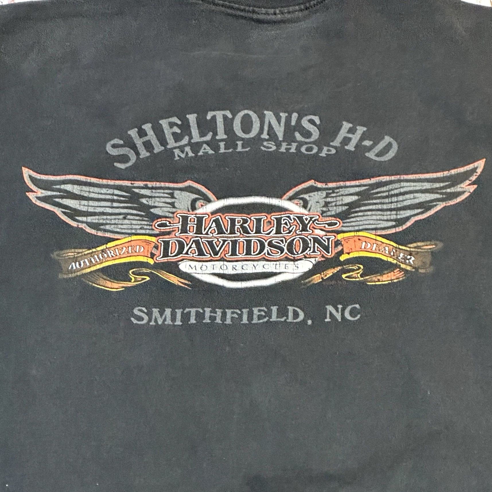 Harley Davidson Harley-Davidson Winged Logo American Legend Tee Smithfield, NC USA Made Men 3XL T-Shirt Multicolor Graphic Print Short Sleeve Crew Neck Size US XXL / EU 58 / 5 - 7 Thumbnail