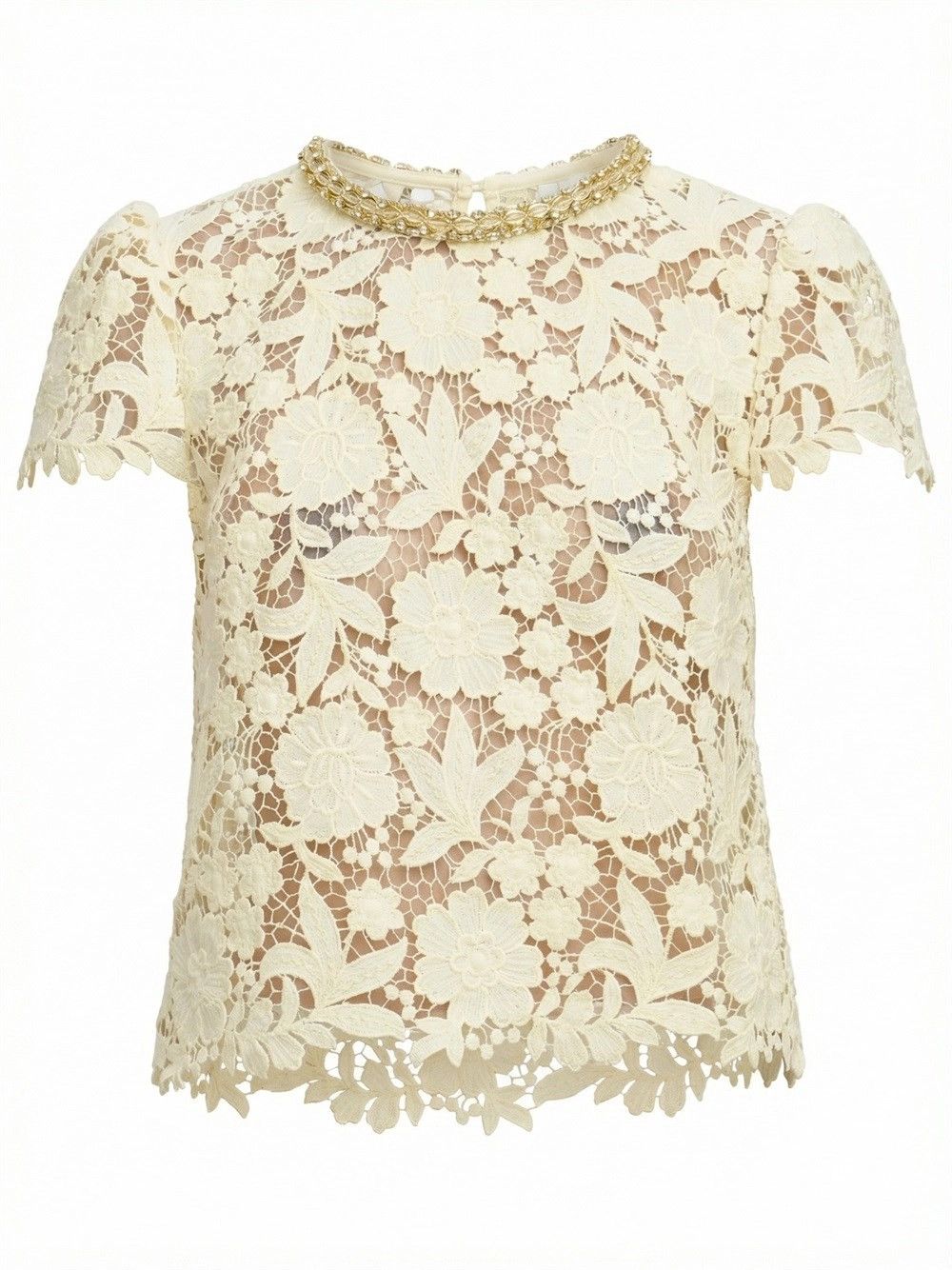 Self-Portrait Lace Top Size S / US 4 / IT 40 - 1 Thumbnail