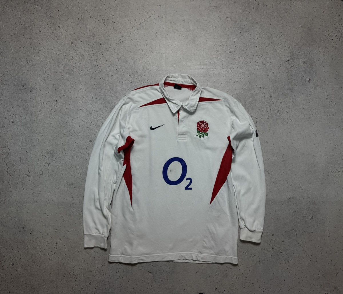 Nike Nike England Rugby League Jersey Sweatshirt O2 Roses Vintage Size US XL / EU 56 / 4 - 1 Thumbnail