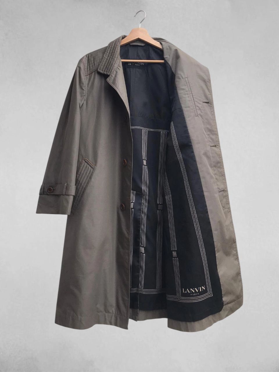Lanvin Vintage Lanvin Paris Trench Coat Size US M / EU 48-50 / 2 - 1 Thumbnail