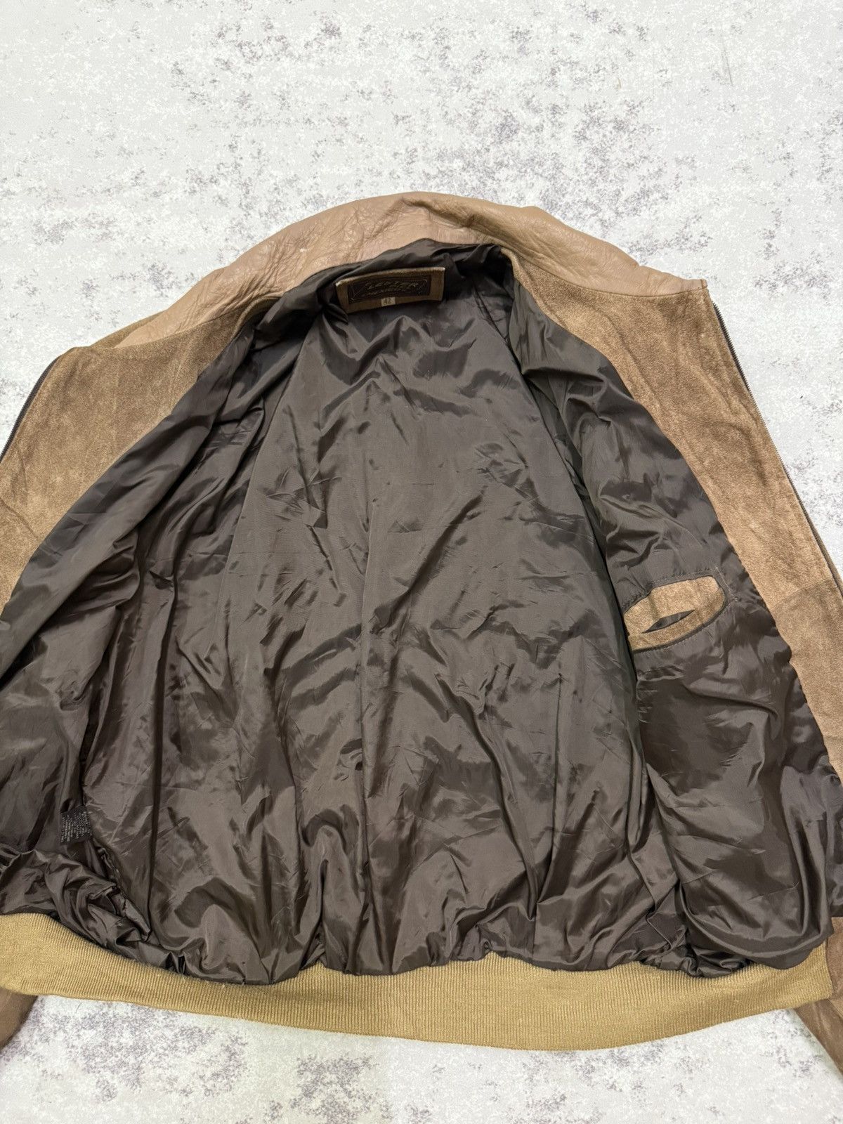 Leather VINTAGE LESTER PIEL MEXICO SUEDE LEATHER BOMBER JACKET Size US M / EU 48-50 / 2 - 11 Thumbnail