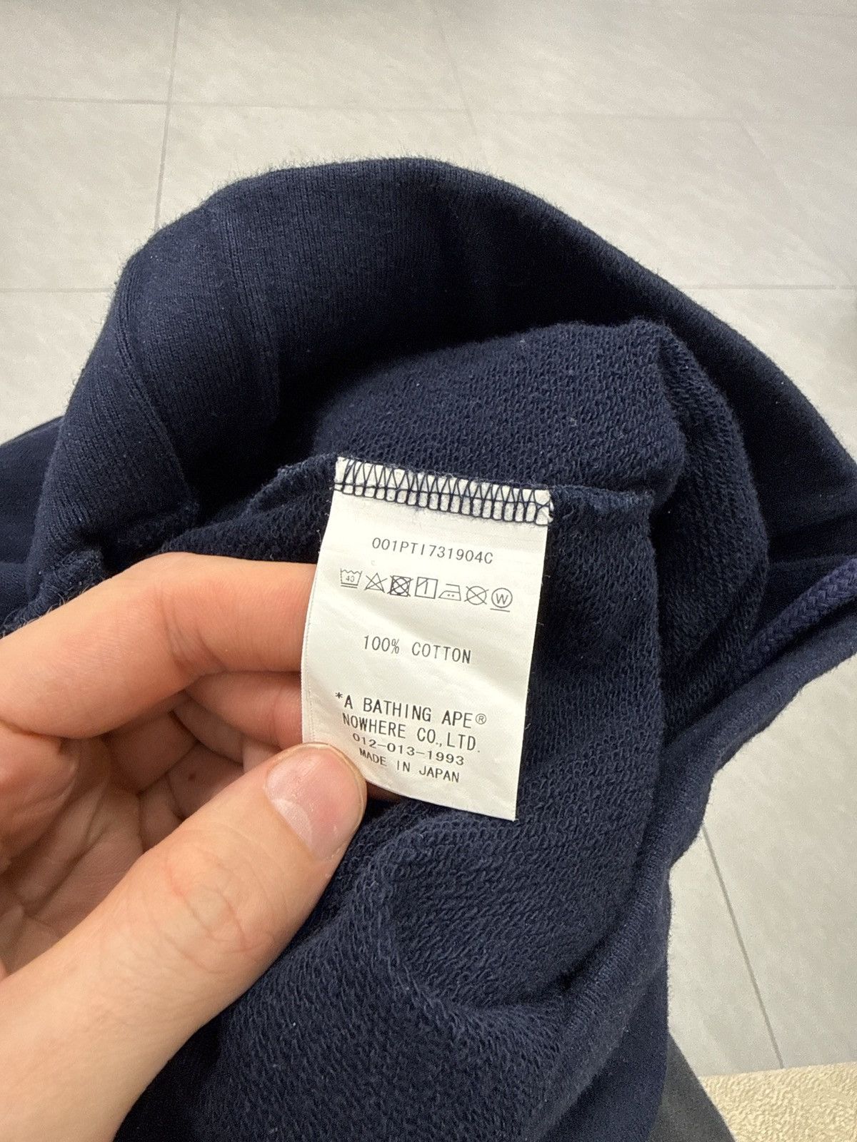 Bape × JJJJound Bape x JJJJound Sweatpants Navy Large Size US 33 - 5 Thumbnail