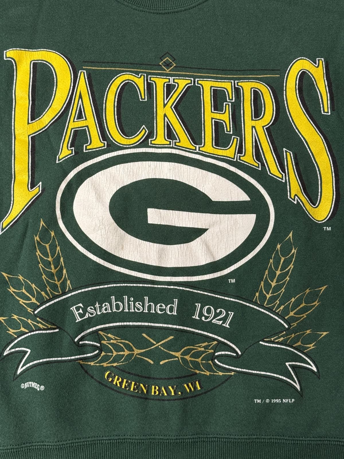 Lee VTG Green Bay Packers Sweatshirt 1995 Crewneck Est 1921 -M Size US M / EU 48-50 / 2 - 3 Thumbnail