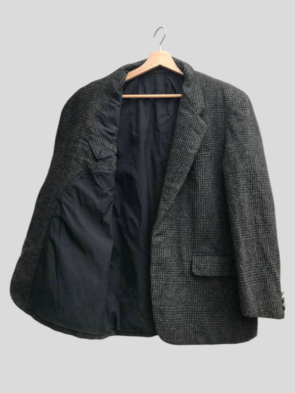 Comme des Garcons AW88 Comme des Garcons Homme Tweed Plaid Wool Coat Size US S / EU 44-46 / 1 - 5 Thumbnail