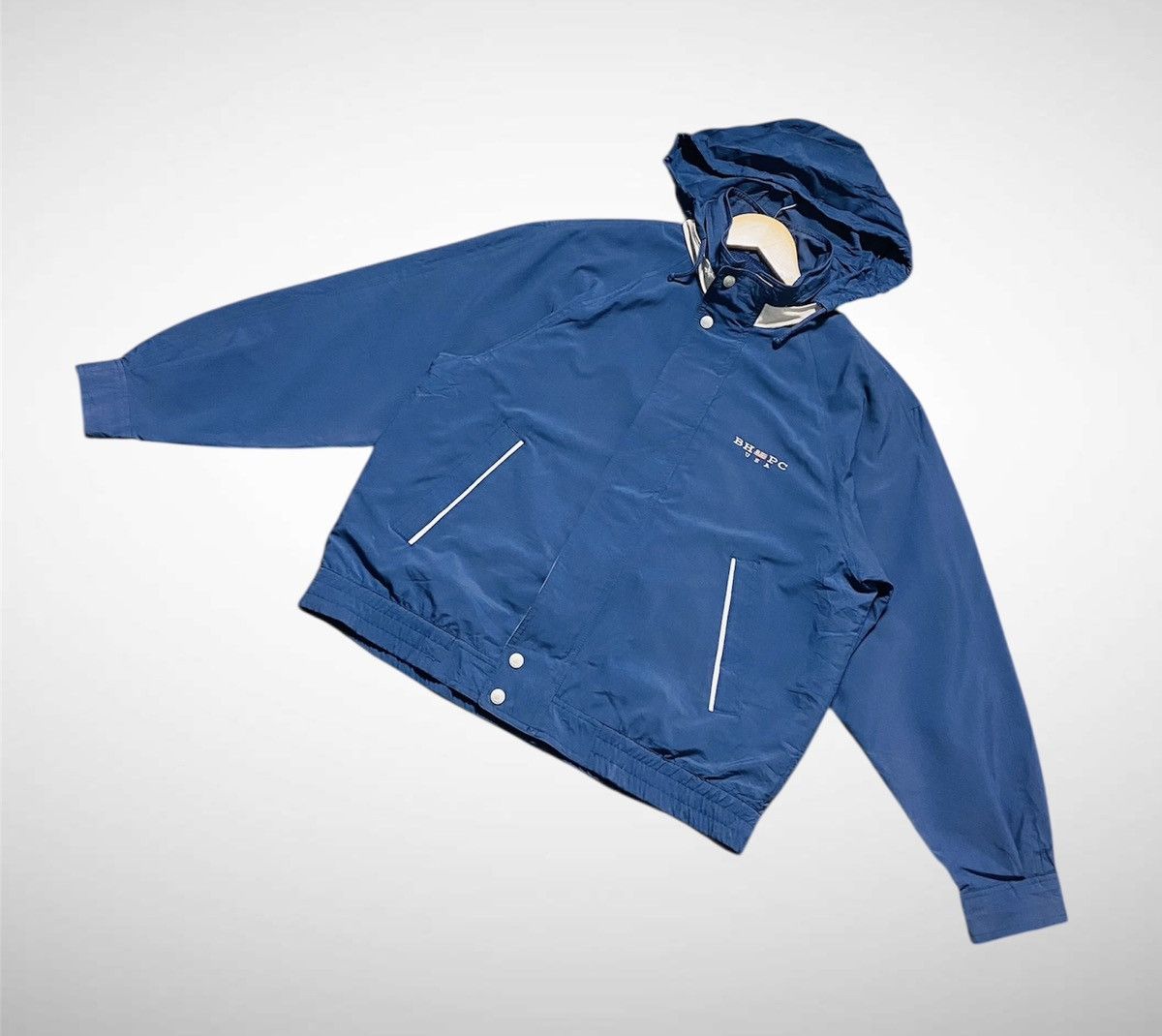 Beverly Hills Polo Club Vintage Baverly Hills Polo Club Hidden Hoodie Light Jacket Size US L / EU 52-54 / 3 - 3 Thumbnail