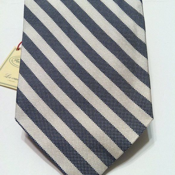 Faconnable FACONNABLE MEN'S NEW SILK TIE WIDTH: 4" MADE IN FRANCE Size ONE SIZE - 2 Thumbnail