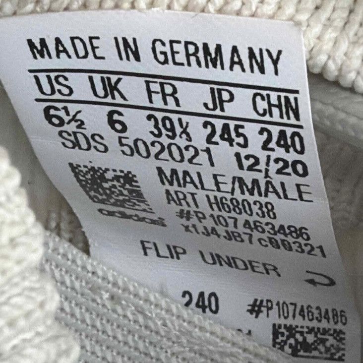 Adidas × Kanye West Adidas Yeezy 450 Cloud White Size 6.5 H68038 Men’s Sneakers Size US 6.5 / EU 39-40 - 8 Thumbnail