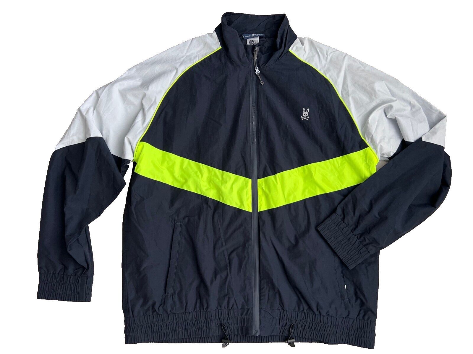 Psycho Bunny Psycho Bunny Wasco Colour Block Track Jacket Navy ( 3XL ) Size US XXL / EU 58 / 5 - 4 Thumbnail