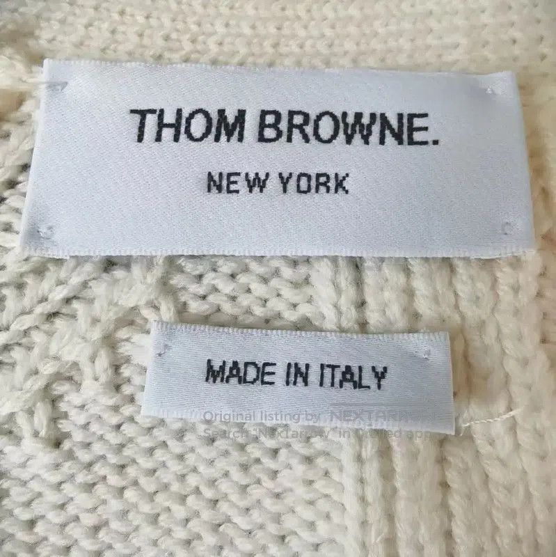 Thom Browne Thom Browne Beige Women's Cardigan Sweater . Size M / US 6-8 / IT 42-44 - 3 Thumbnail