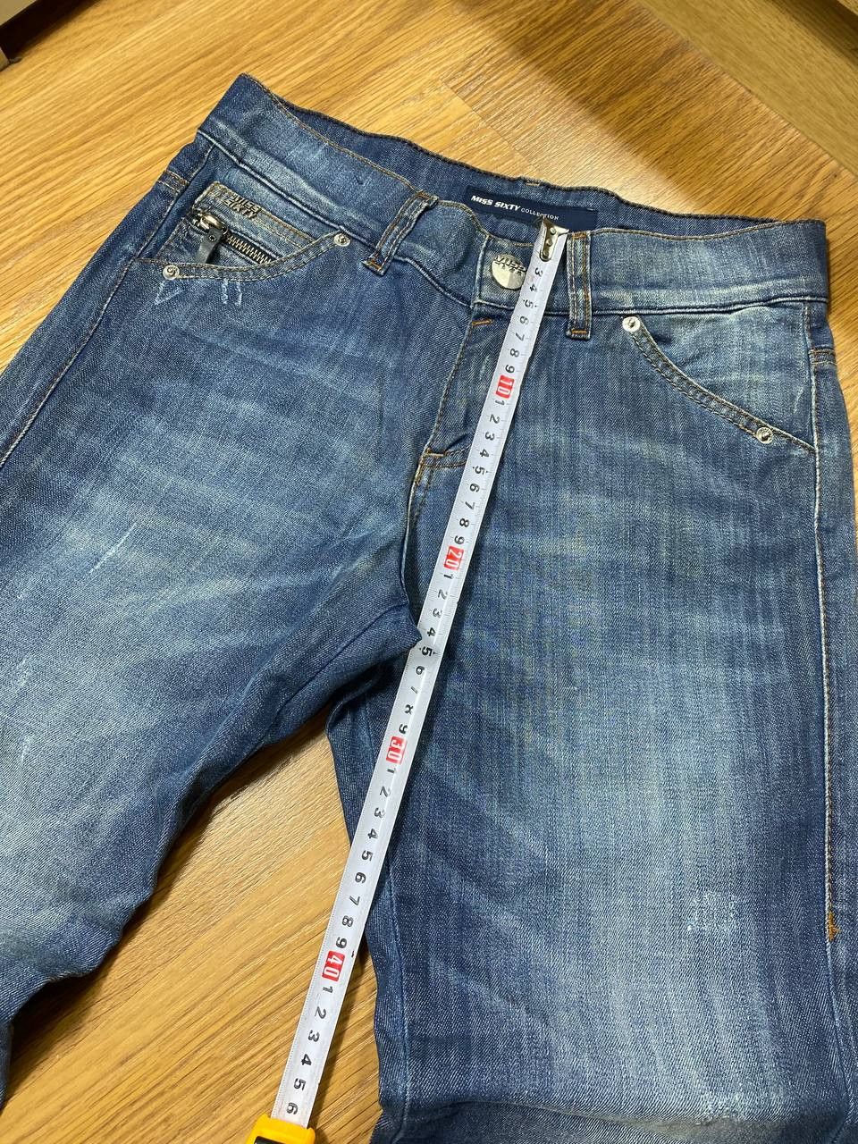 Japanese Brand Crazy Crash Dirty Baggy Faded Jean Japan Avant Garde Style Size US 26 / EU 42 - 9 Thumbnail