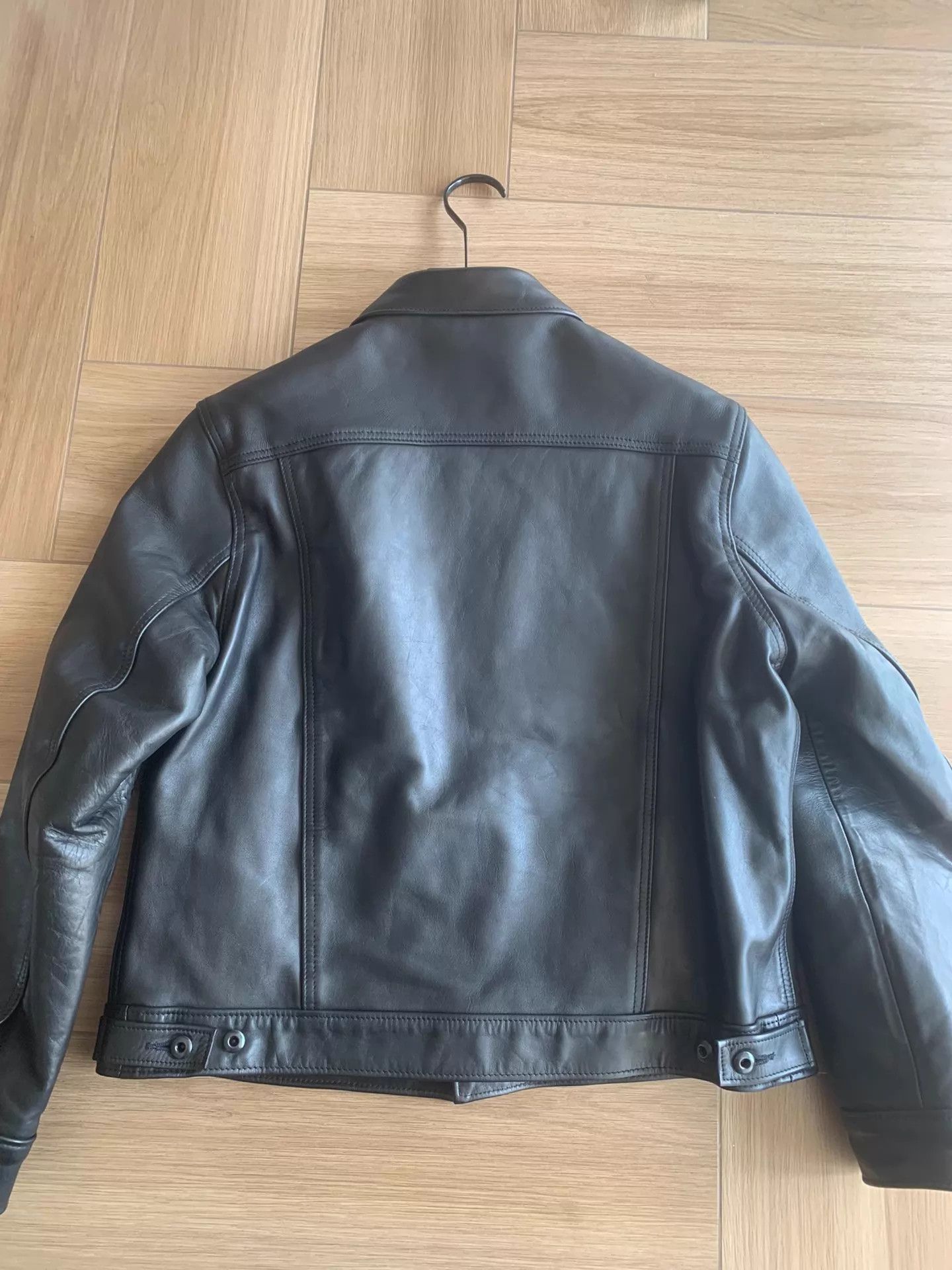 Schott SCHOTT USA Soft Nappa Leather Slim Denim Jacket XL Size US XL / EU 56 / 4 - 2 Thumbnail