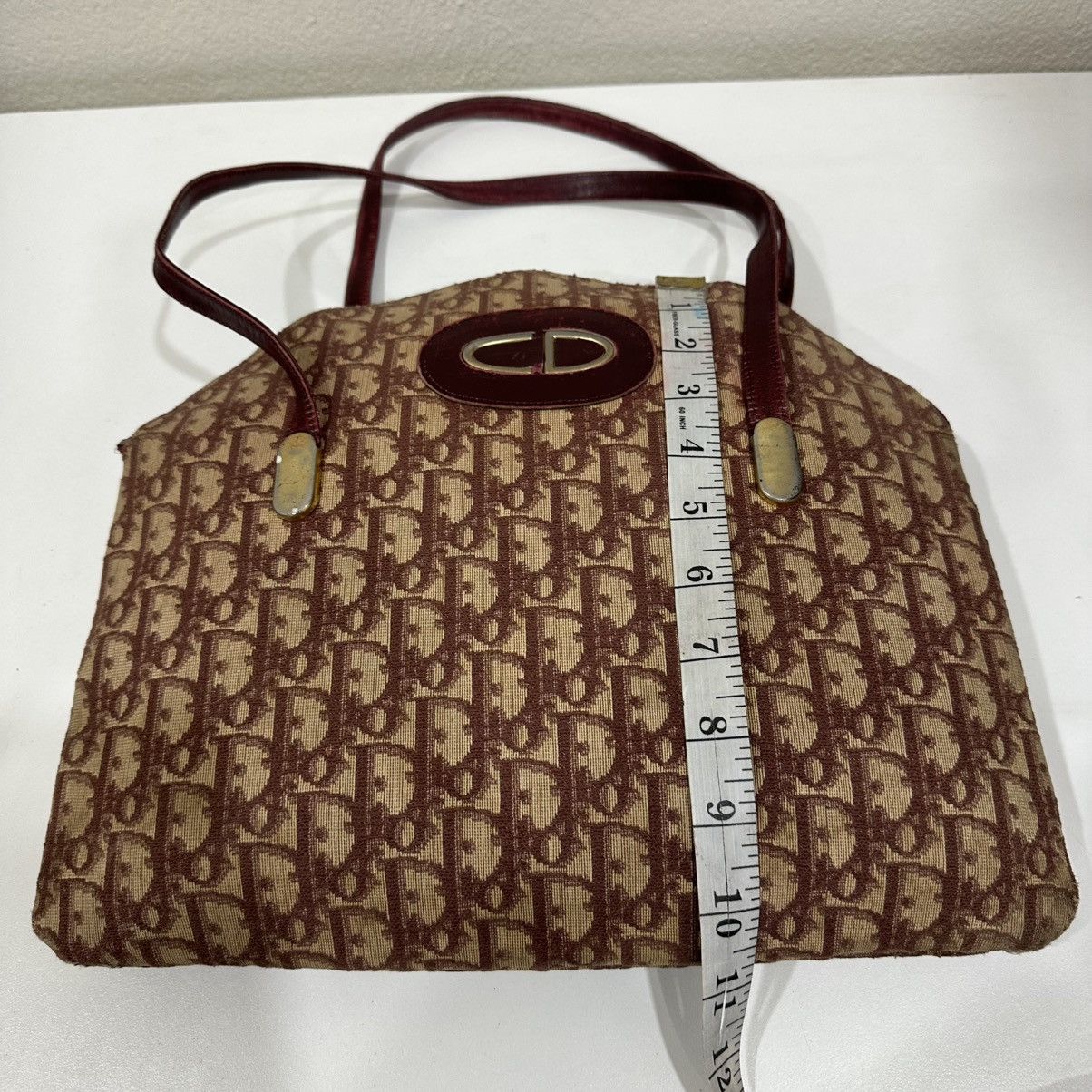 Christian Dior Monsieur ‼️YES‼️VINTAGE CHRISTIAN DIOR TROTTER CANVAS SHOULDER TOTE BAG Size ONE SIZE - 8 Thumbnail