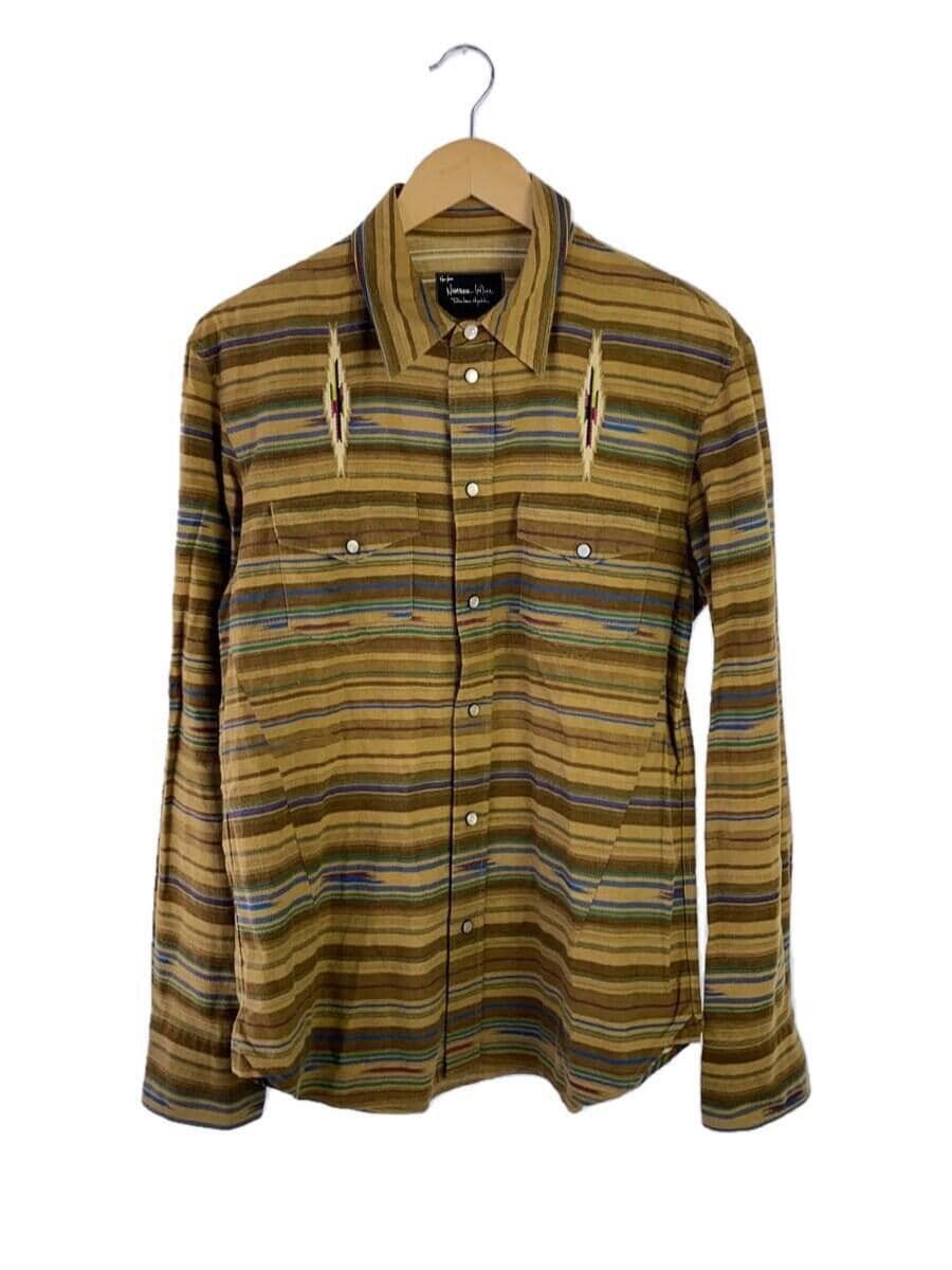 image of Number N Ine Aw07 Ortega Buttonup in Yellow, Men's (Size Large)