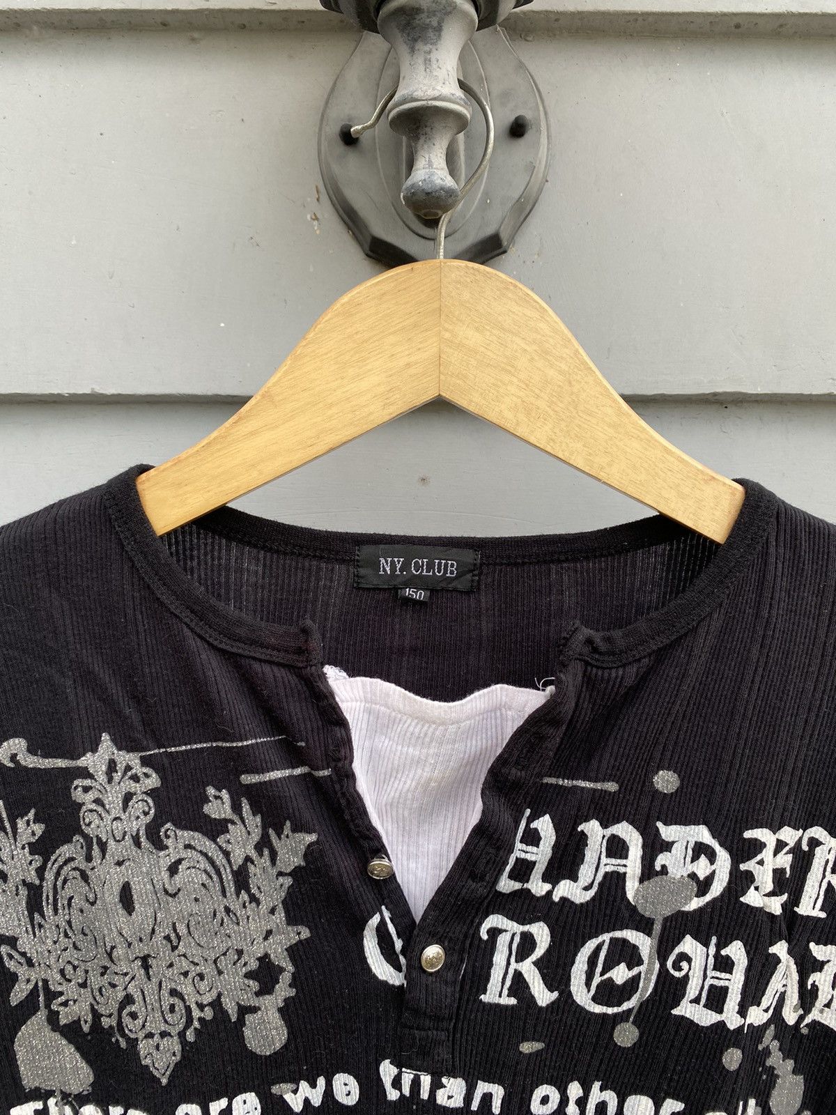 If Six Was Nine NY. CLUB Under Ground Poem Double Layer Japanese Tshirt Size M / US 6-8 / IT 42-44 - 3 Thumbnail