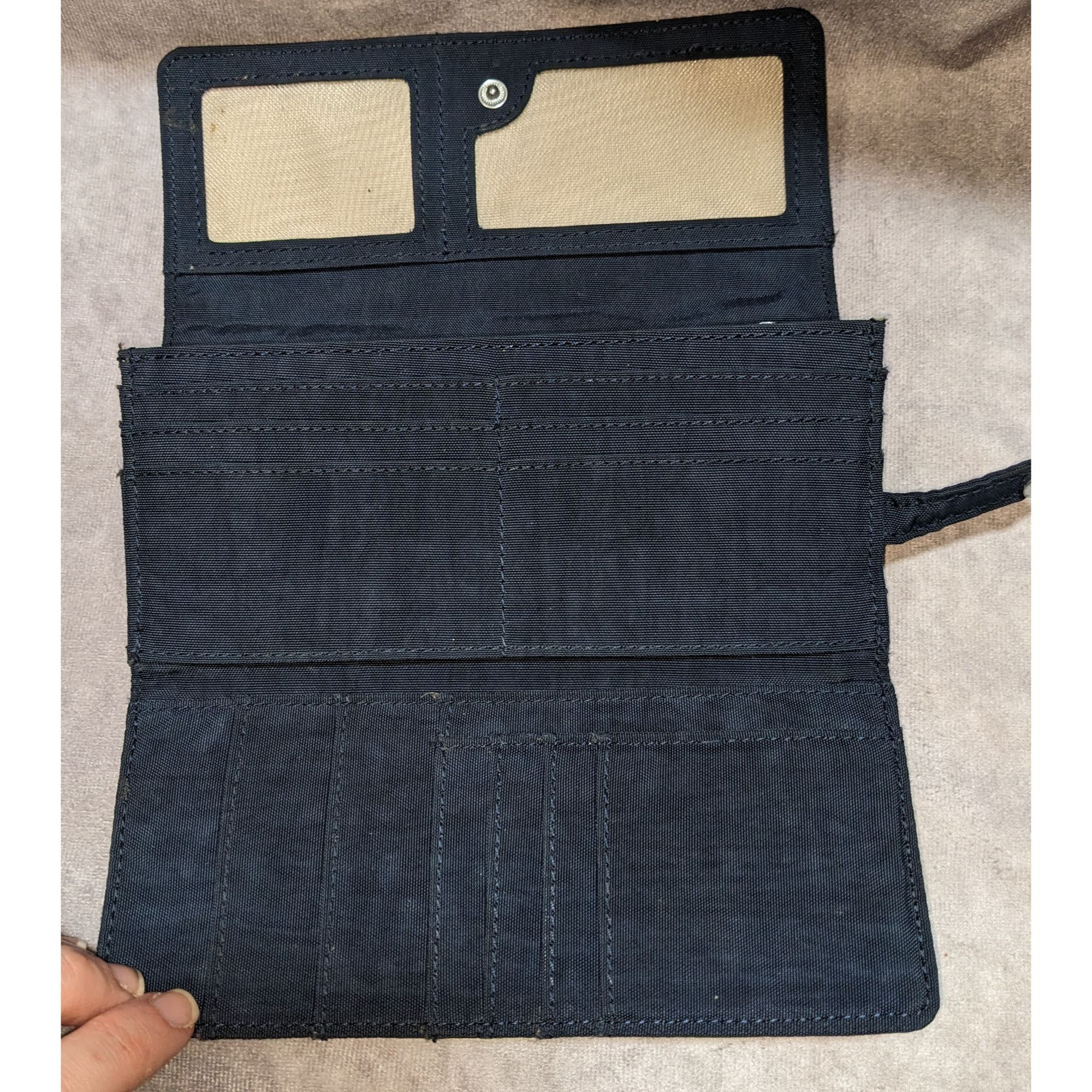 Other Preppy Sporty Kipling Navy Nylon Wallet Size ONE SIZE - 8 Thumbnail