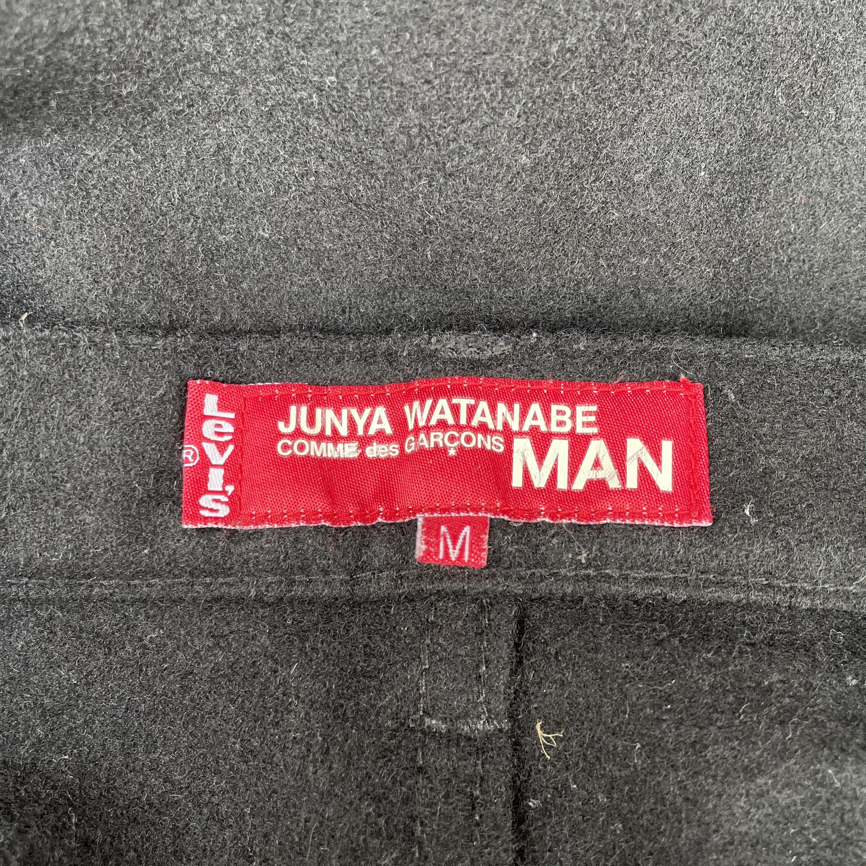 Comme des Garcons CDG Junya Watanabe Man x Levis Black Trousers Pants F/W03 Size US 32 / EU 48 - 8 Thumbnail