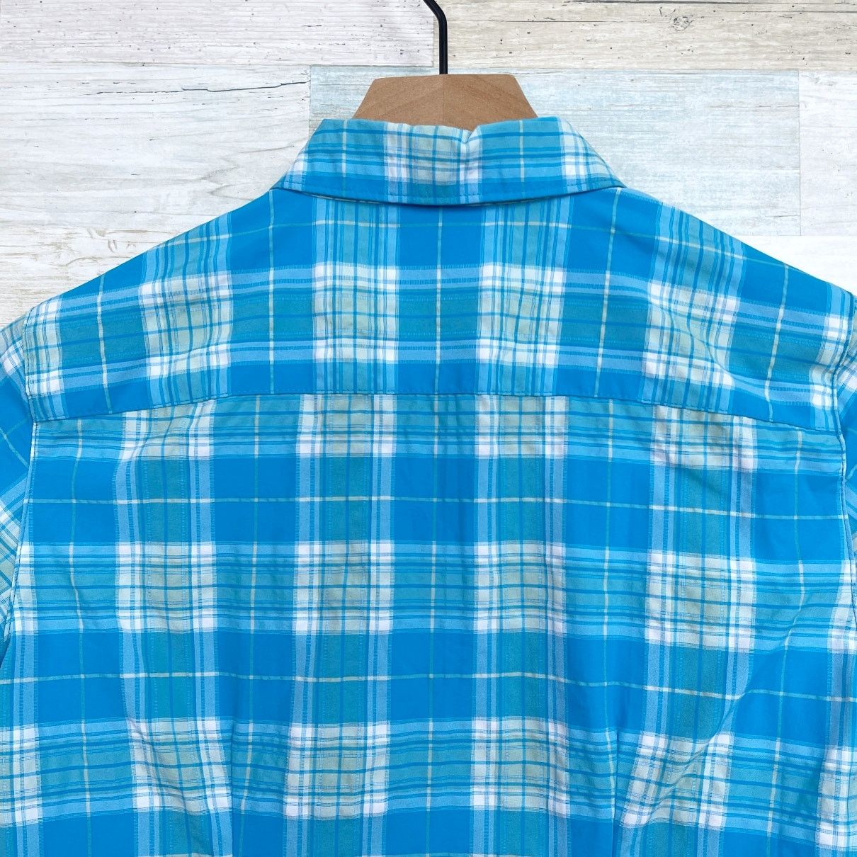 Eddie Bauer Eddie Bauer Nylon Hiking Shirt Blue Plaid Womens XS Size XS / US 0-2 / IT 36-38 - 4 Thumbnail