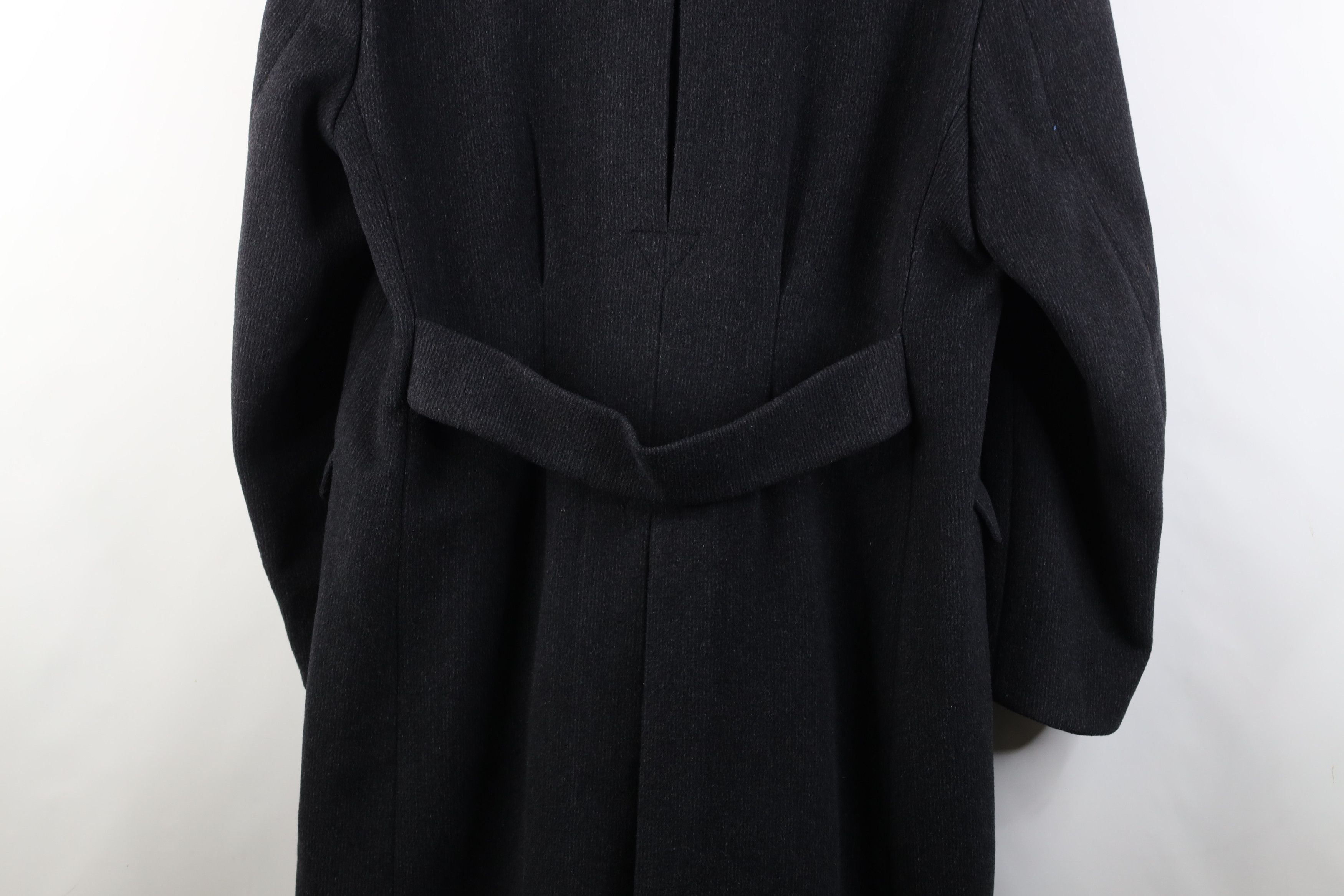 Vintage Vintage 70s Streetwear Wool Ribbed Overcoat Jacket Gray USA Size US XXL / EU 58 / 5 - 16 Thumbnail
