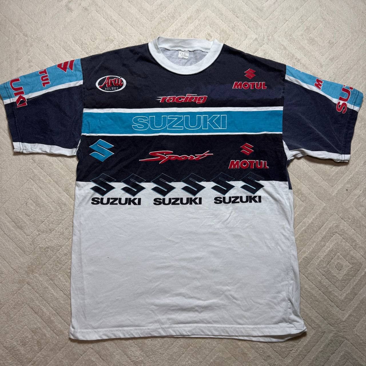 Vintage Lucky Strike Suzuki racing team vintage 80s t-shirt | Grailed