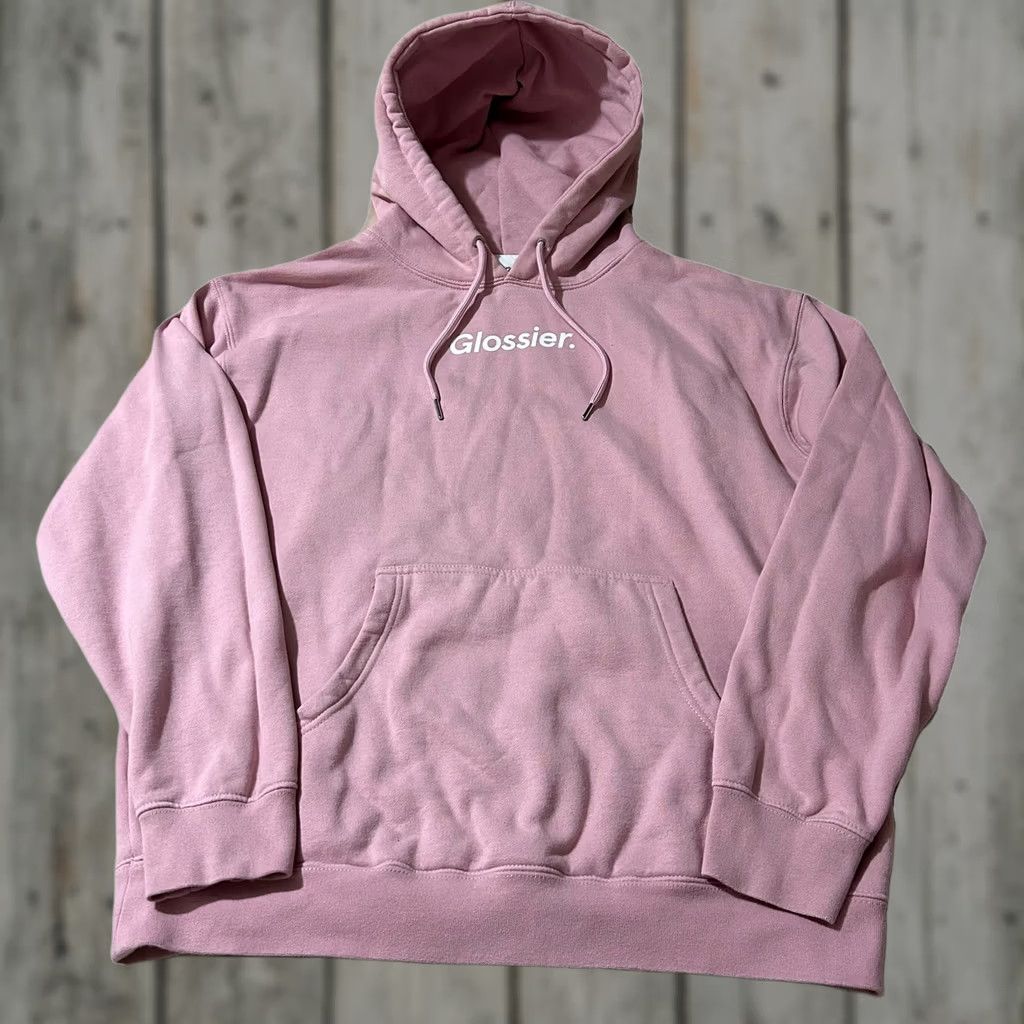 Vintage Glossier Hoodie Medium Pink Makeup Brand Women’s Size M / US 6-8 / IT 42-44 - 1 Thumbnail