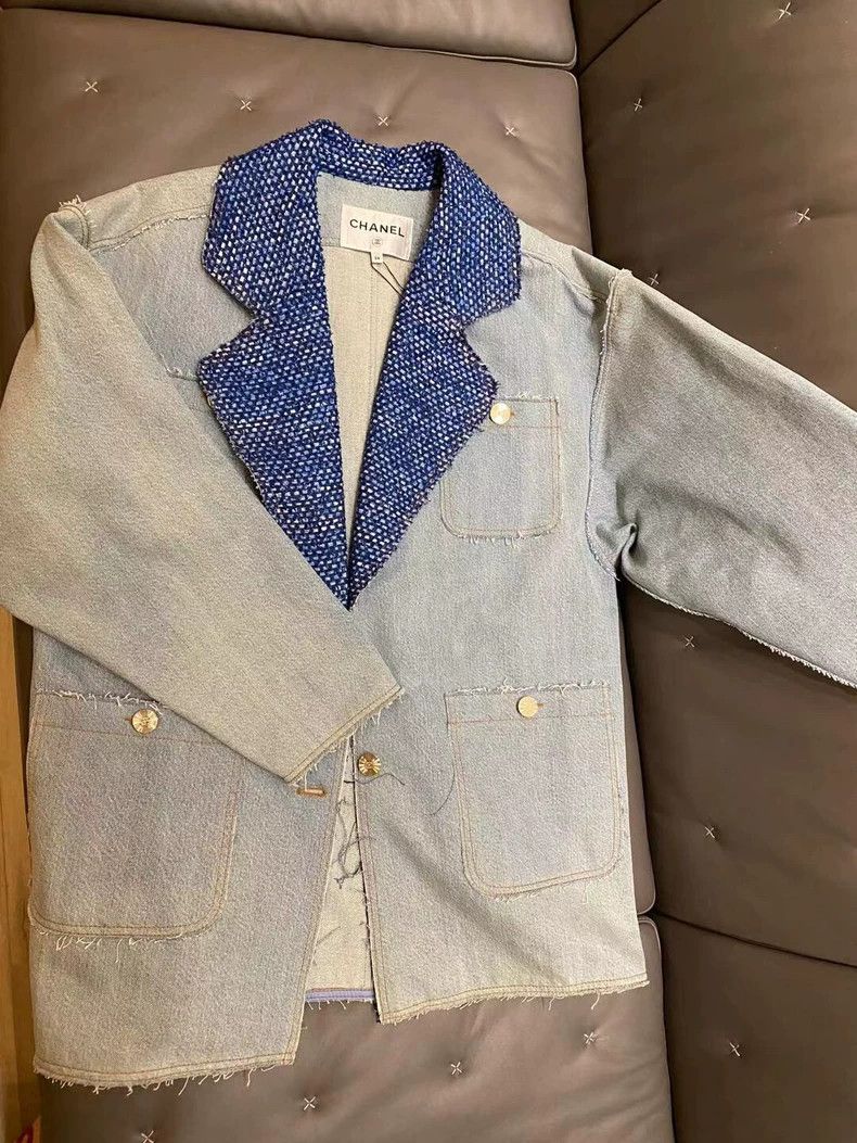 Chanel Chanel Denim jacket Size XXS / US 00 / IT 34 - 1 Thumbnail
